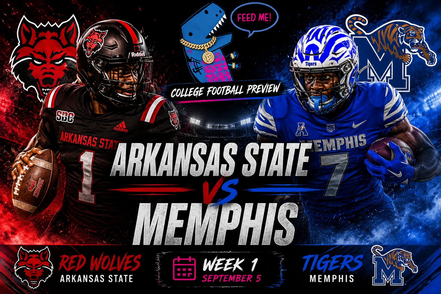 Arkansas State vs. Memphis college football betting preview