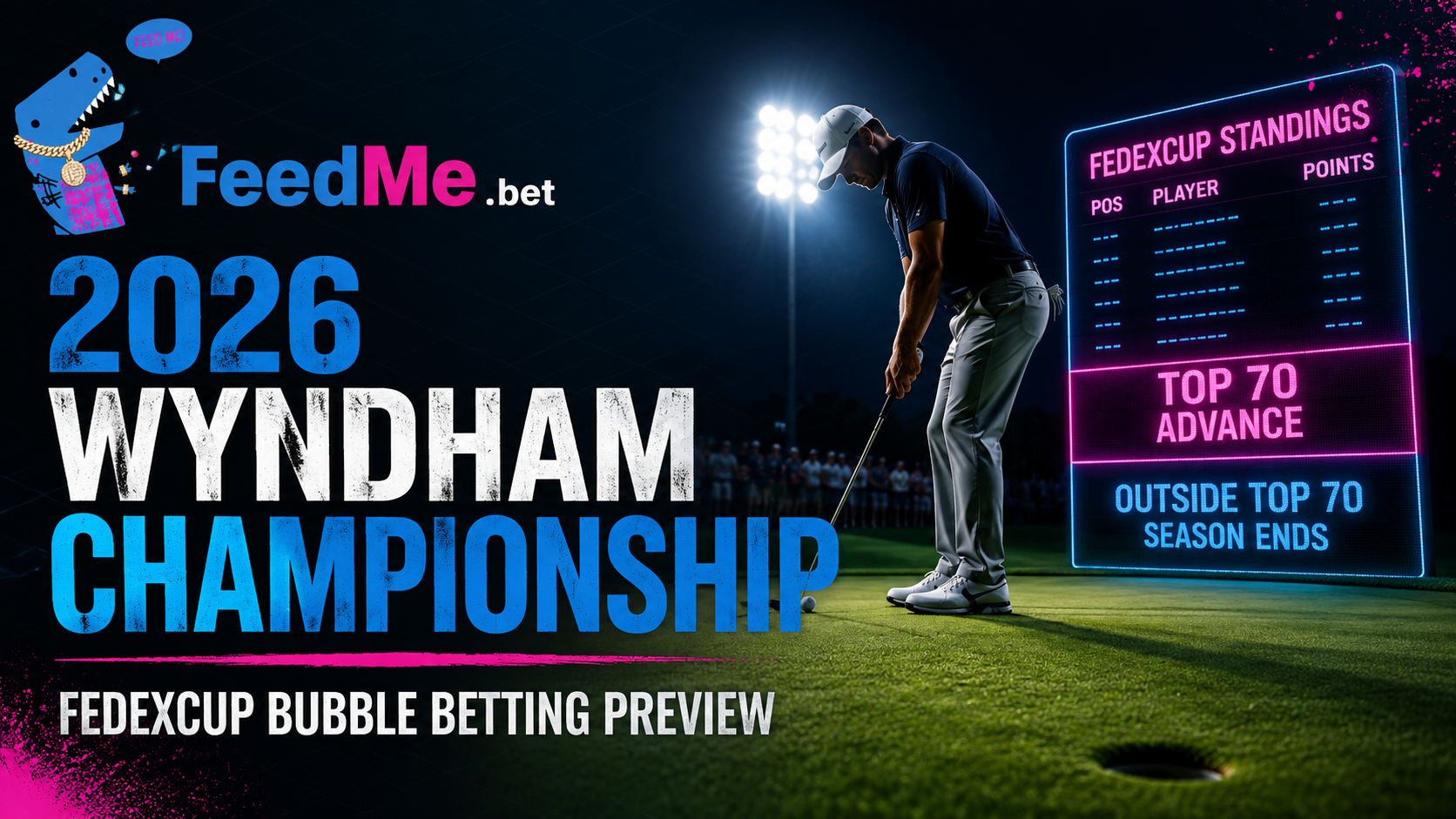 Wyndham Championship Betting: FedExCup Pressure Take Center Stage